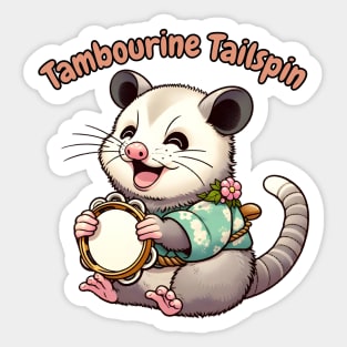 Tambourine possum Sticker